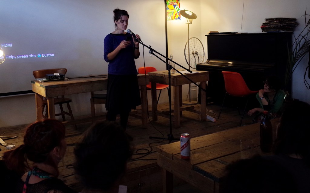 Mary Paterson reading